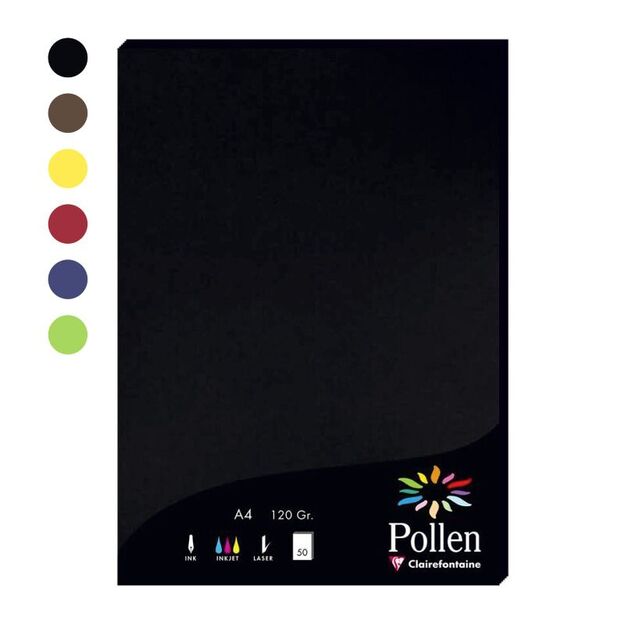 Spalvotas A4, 120g, 50l „Pollen“ popierius