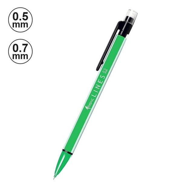 Automatinis pieštukas   „Plastic “,   0.5/0.7 mm