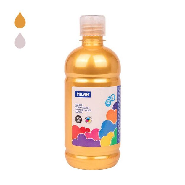 Guašas    „Milan Gold“,  500ml   talpoje