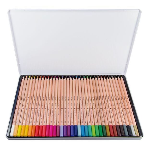 Spalvinimo pieštukai 36 spalvų „213“ metal.dėž
