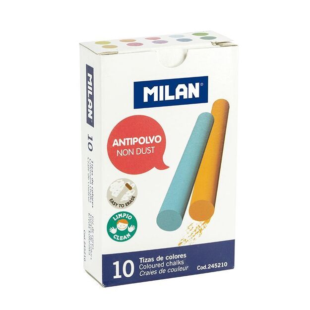 Kreida spalvota 10 vnt „Milan Color“