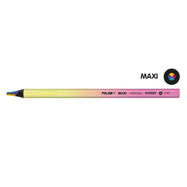 Spalvinimo pieštukas „SunSet maxi“, trispalvis