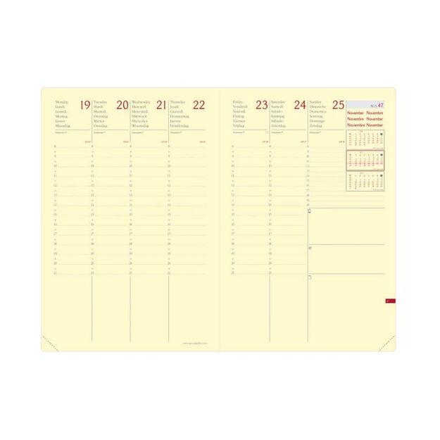 QVadis „Minister Silk“ planavimo kalendorius