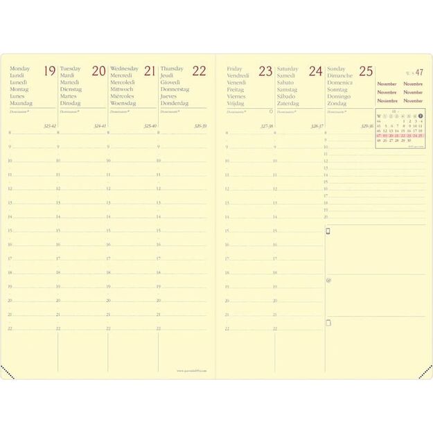 QVadis „President Silk“ planavimo kalendorius